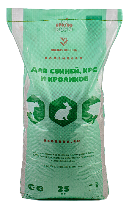 <span color-type="color" style="color: #f5430c;">"Брюхо&nbsp;</span><span color-type="color" style="color: #f5430c;"><span color-type="color">Корм"</span></span> Комбикорм для кроликов с 20-го дня лактации СТАРТ